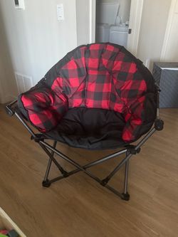 Camping Chair. Big daddy plush chair