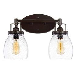 New Bathroom Light Fixture 2 Bulb 