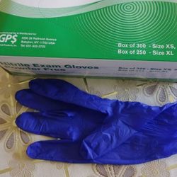 NITRILE EXAM GLOVES POWDER FREE 