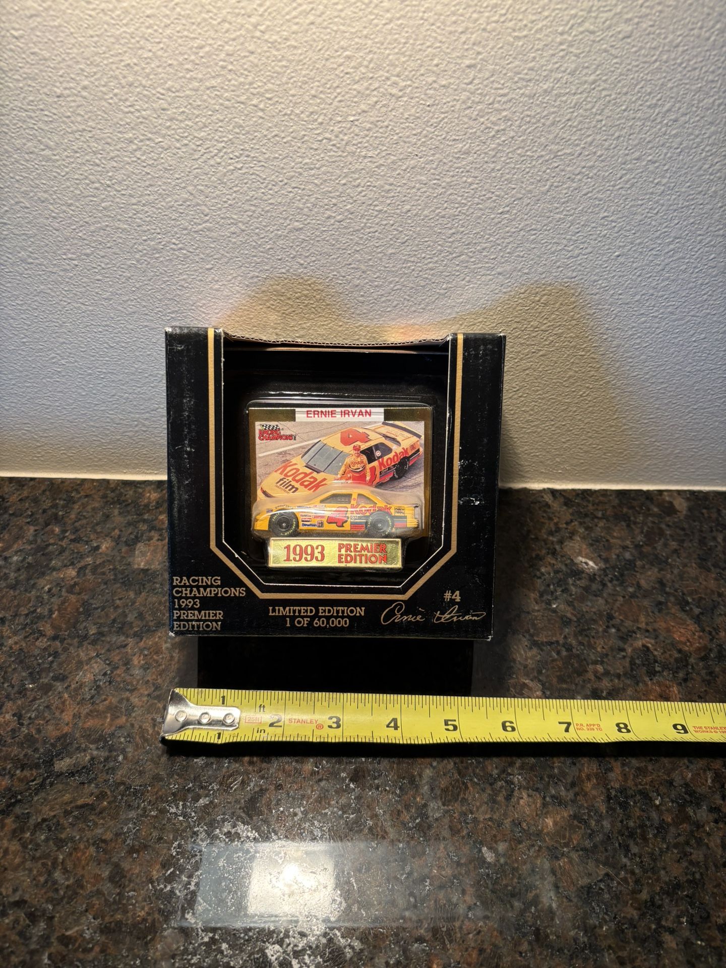 Racing Champions 1993 Premier Ed. ERNIE IRVAN, #4, 1:64