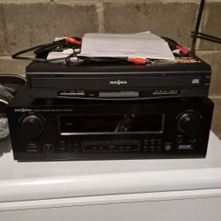Insignia 5 Disc CD Changer and Receiver 