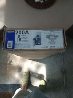 Square D Combination Service Breaker Box