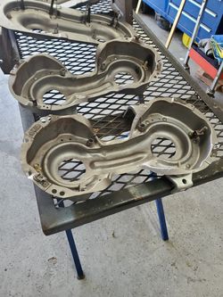 61 impala headlight buckets