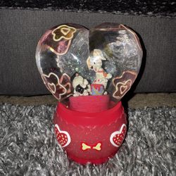 Disney Dalmatian Valentine Snow Globe ❤️ 