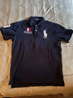 Big pony polo ralph lauren france size L navy blue