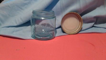 Vintage blue Atlas jar