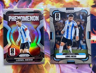 2026 Prizm FIFA World Cup Lionel Messi Phenomenon Silver & Base Card