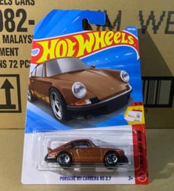 2026 Hot Wheels Mainline Case M Porsche 911 Carrera RS 2.7 Series Then and Now