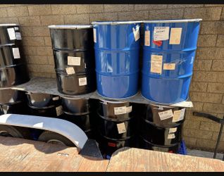 55 Gallons Steel Drums (food grade) $35 Each