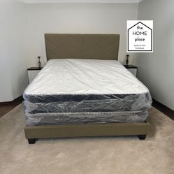 🚨 PACKAGE DEAL 🚨 Brand New King Bed With Mattress And Box Spring In Stock Now !!! 