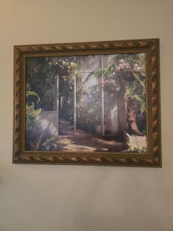 Lush Garden Artwork 36 by 30