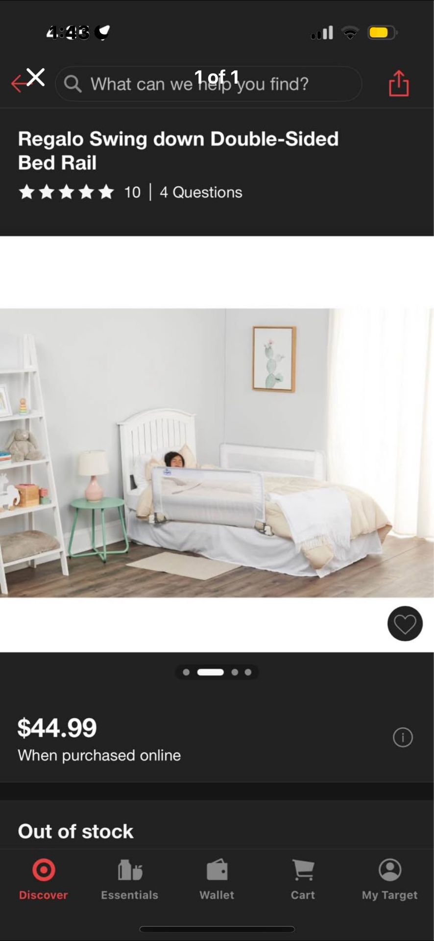 Regalo Double Side Bed Guard