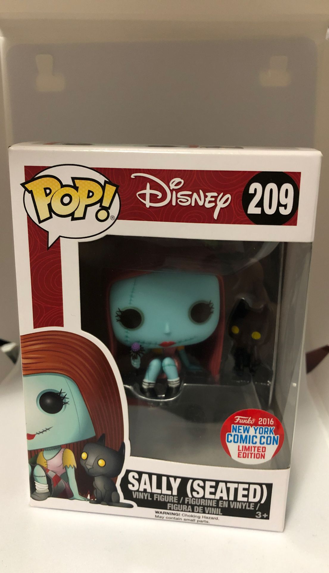 Pop! Disney. Sally ( seated ) 2016 NYCC. Limited Edition. #209
