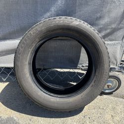 Used, 15 Inch Bridgestone Tire, Good For Spare, Holds Air,