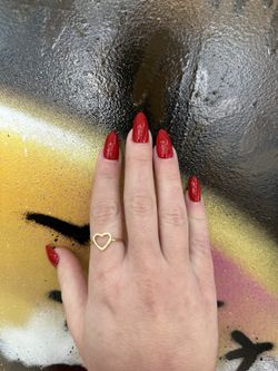 14k HEART RING