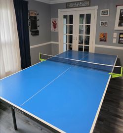 Ping Pong Table: Joola Blue Indoor/Outdoor 9ft x 5ft
