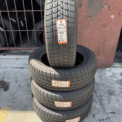 (4) Used 225 60 18 Firestone WeatherGrip 