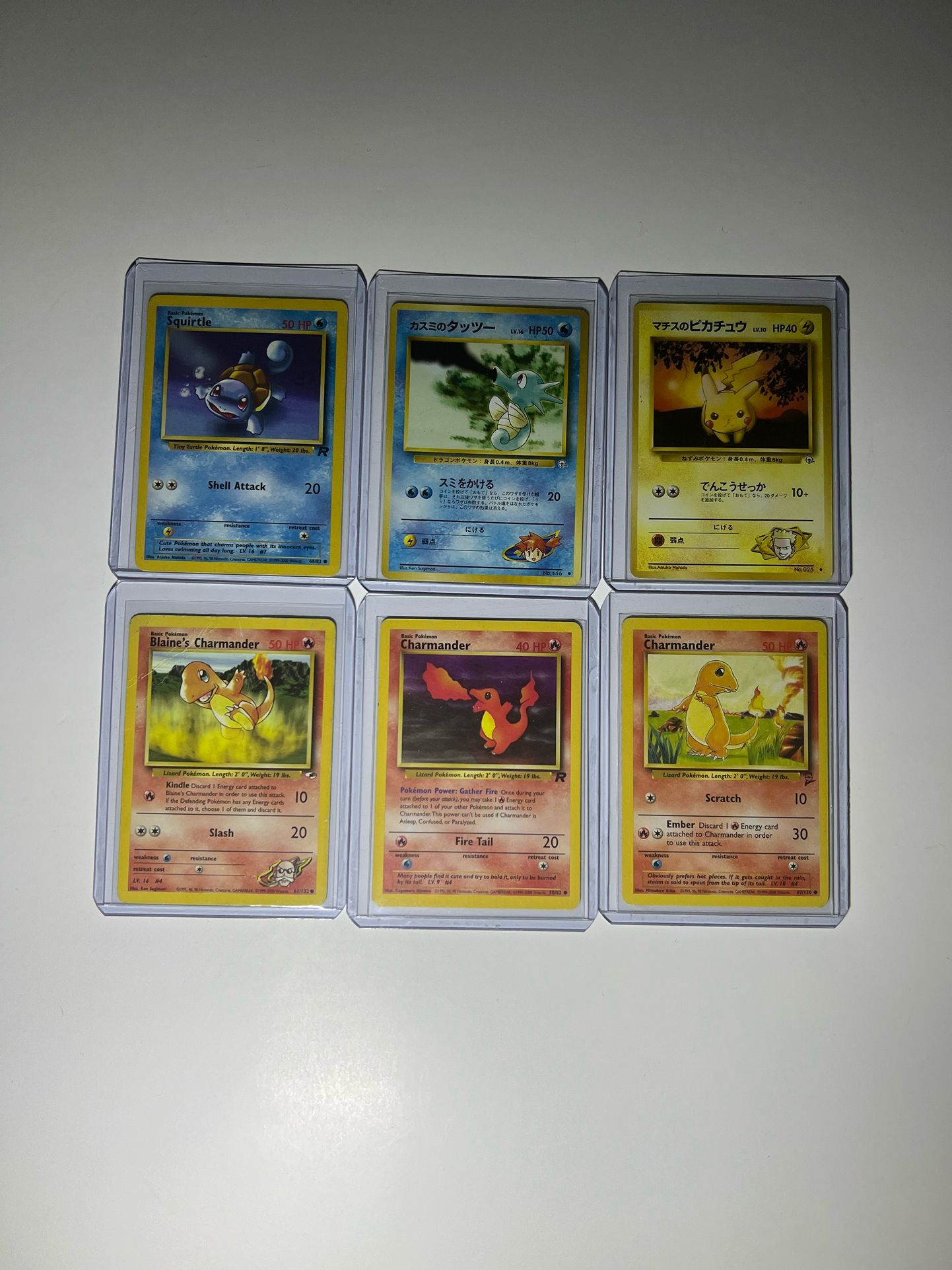 6 Vintage Pokemon TCG