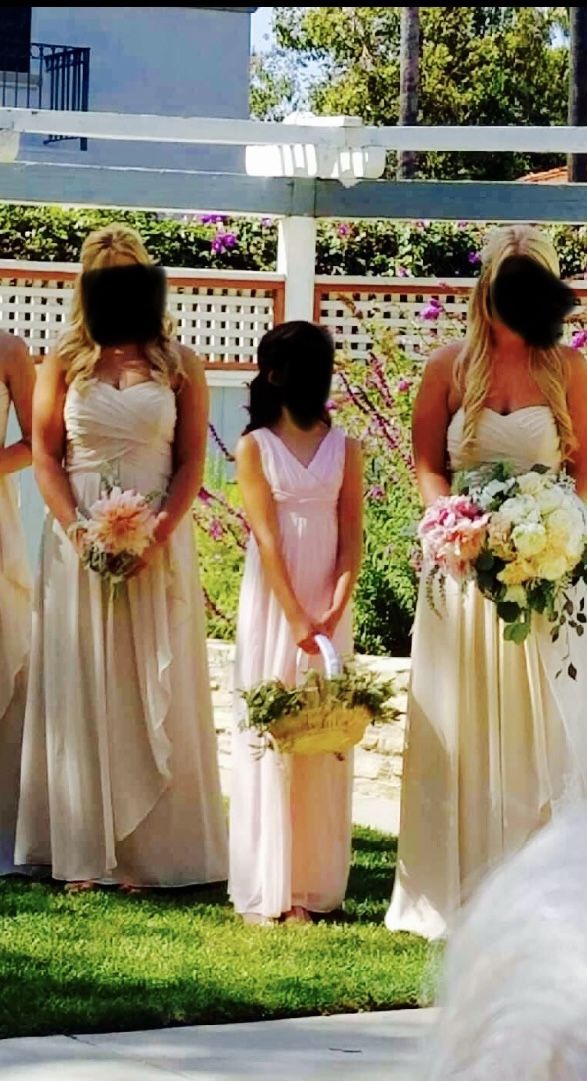 Pink Flower Girl Dress