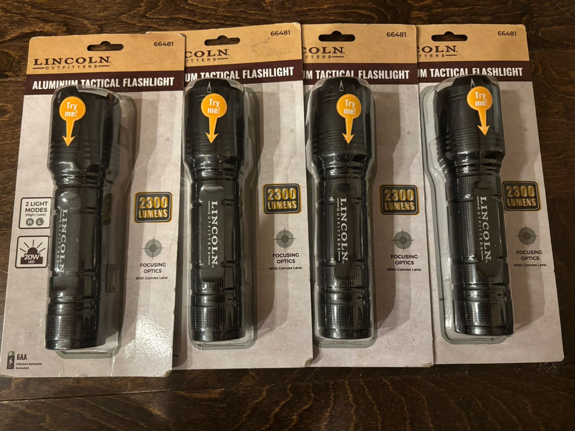 Lincoln Outfitters Aluminum Tac Flashlight