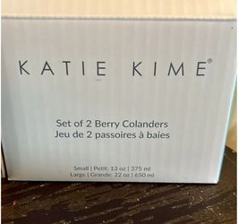 Katie Kime Set Of 2 Berry Colanders