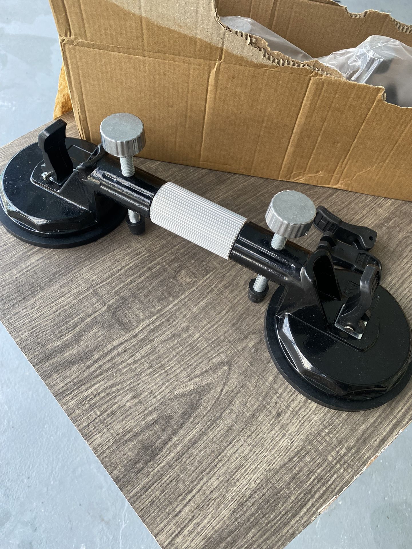 2PCS Pro Countertop Alignment Clamps - Adjustable Vacuum Suction for Seamless Joints & Leveling on Granite Marble & Stone Slabs Heavy-Duty Installatio