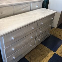 Dresser 6 Drawers In Any Color New Solid Wood 
