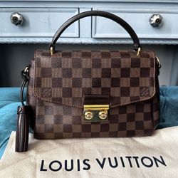 Authentic Louis Vuitton Damier Ebene Croisette 
