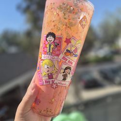 Lizzy McGuire 24 oz snowglo lava lamp tumbler Starbucks style
