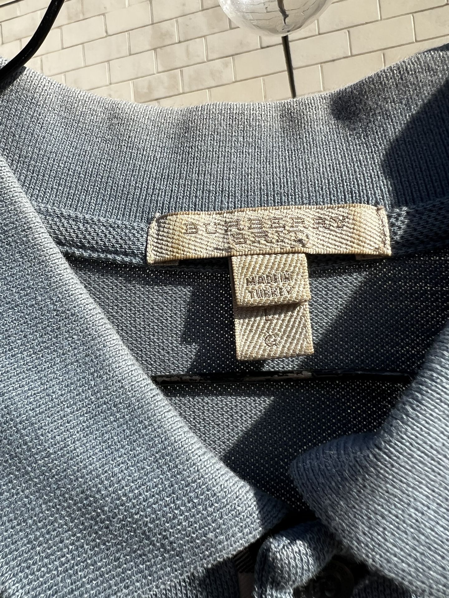 Burberry Polo Soft Blue Large