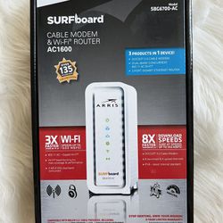 Arris Surfboard AC1600 SBG6700-AC DOCSIS 3.0 Cable Modem & WiFi Router - Working