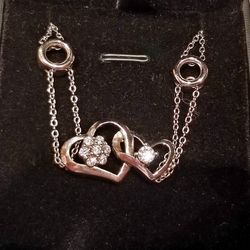 Lovely Double Hearts Bracelet