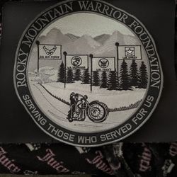 Jacket Embroidery Patch For Rocky Mountain Warrior foundation