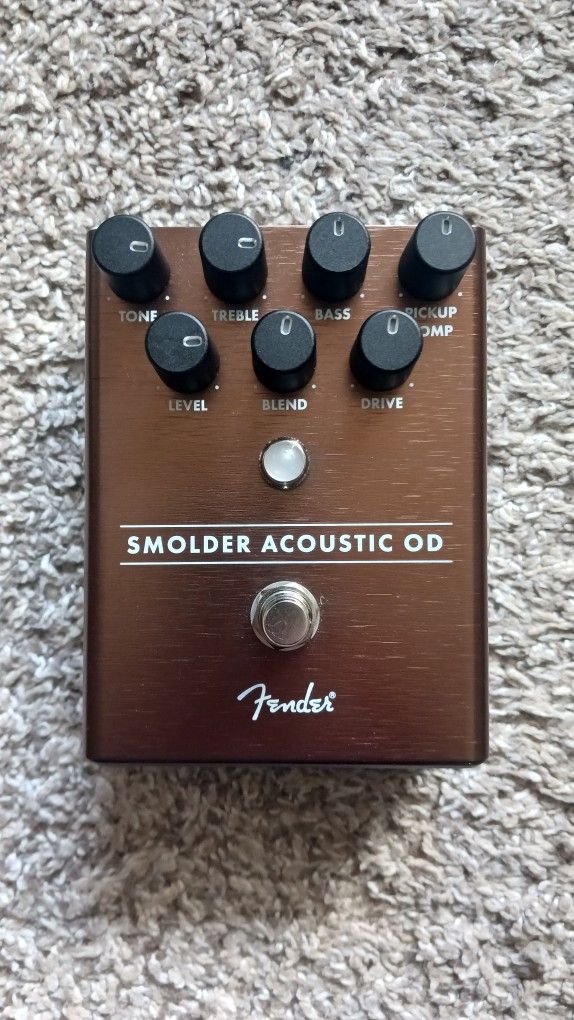 Fender Smolder Acoustic Overdrive Guitar Pedal