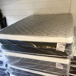 Queen Size Mattress 14” Inches Thick Pillow Top Deluxe All Size Direct From Factory Same Day Delivery Available 