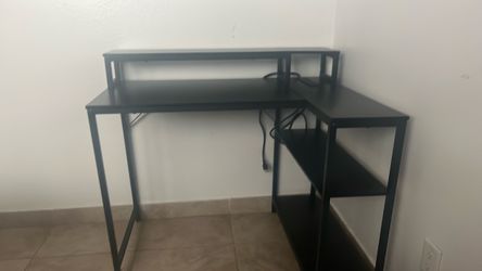 L-shaped desk