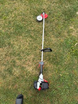 Gas powered straight edger