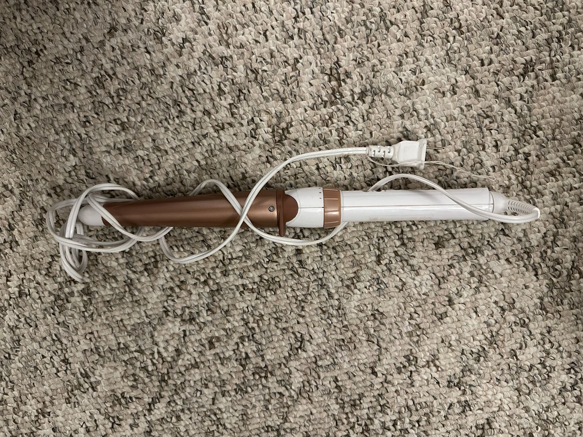 Curling iron(white and rose gold)