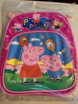 New large peppa pig backpack