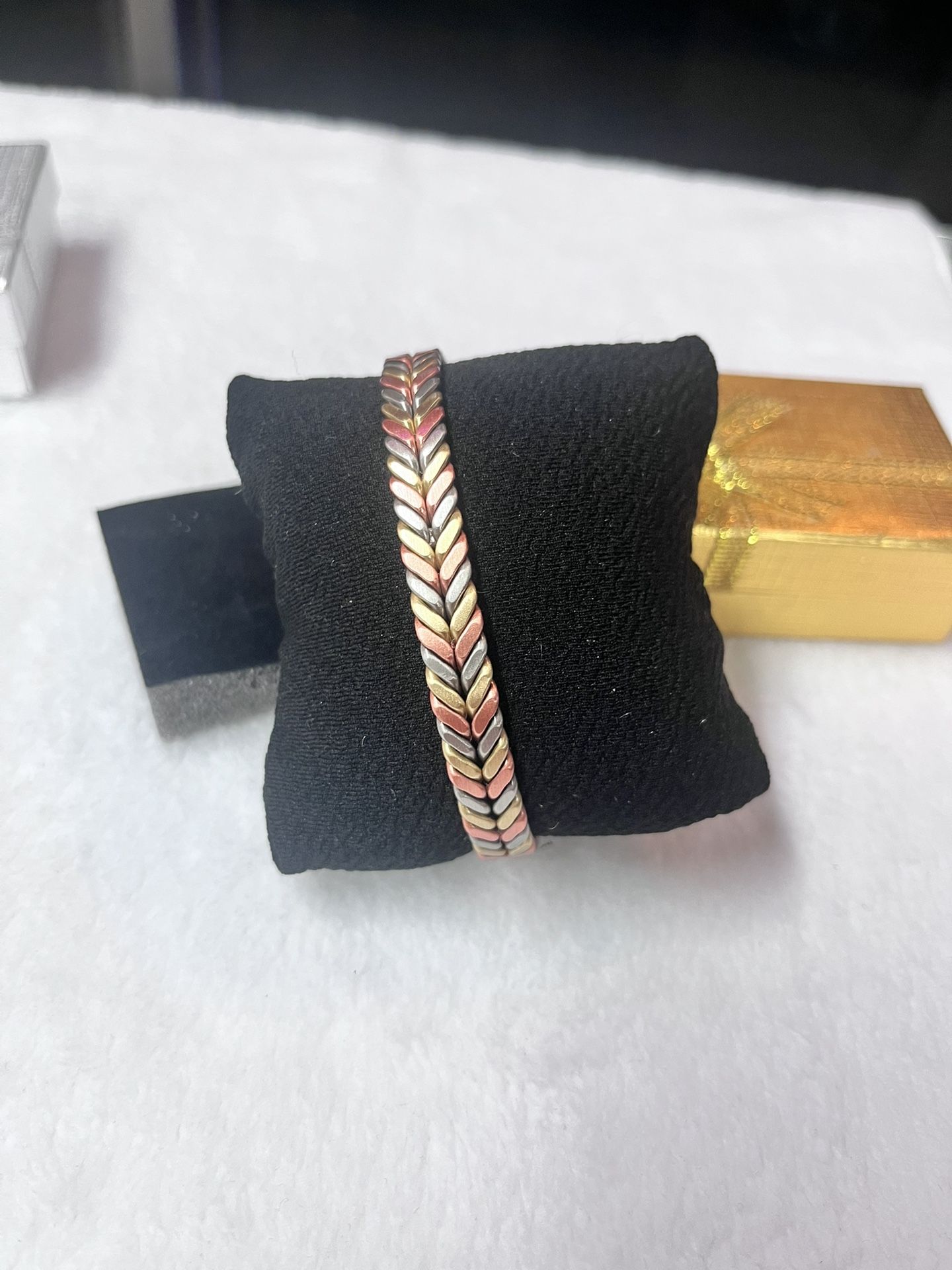 Brasalete Tres Colores Cobre Presio Fijo 