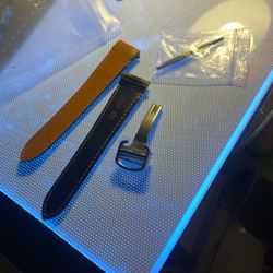 Aftermarket High-Quality Fits Cartier Santos  Leather Strap