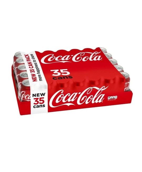 35 Cans Coca-Cola 12oz