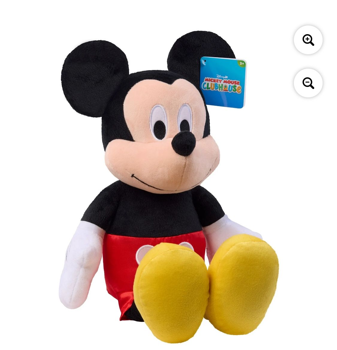 Disney Mickey Mouse 17-Inch Large Plush Stuffed Animal, Toy for Kids Ages 2 and up