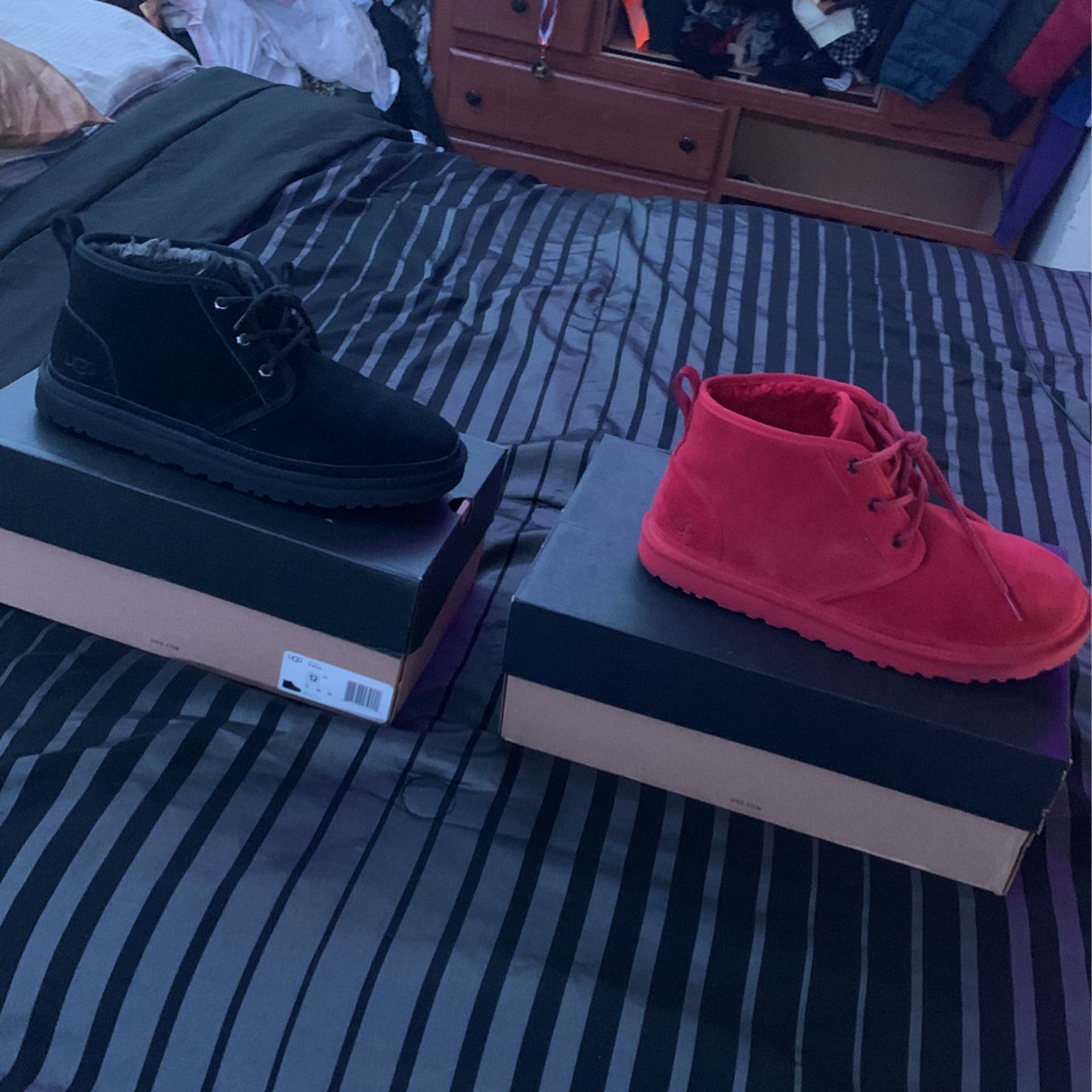 Red And Black Uggs Both For 200 OBO 