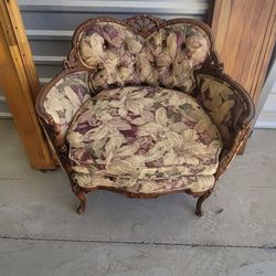 Antique Sweetheart Chair
