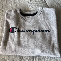Men Champion Fleece Sweatshirt - Large Size