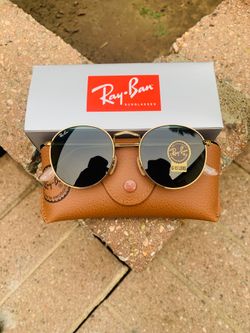 Round Metal 50mm & 53mm NEW RayBan Sunglasses with original Ray Ban Packaging