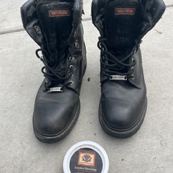 Harley-Davidson Men's Badlands Leather Motorcycle Casual Boot