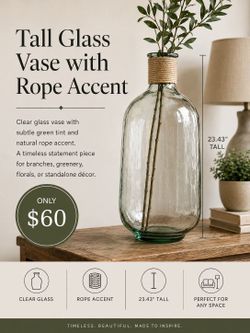 Large Jar with Rope