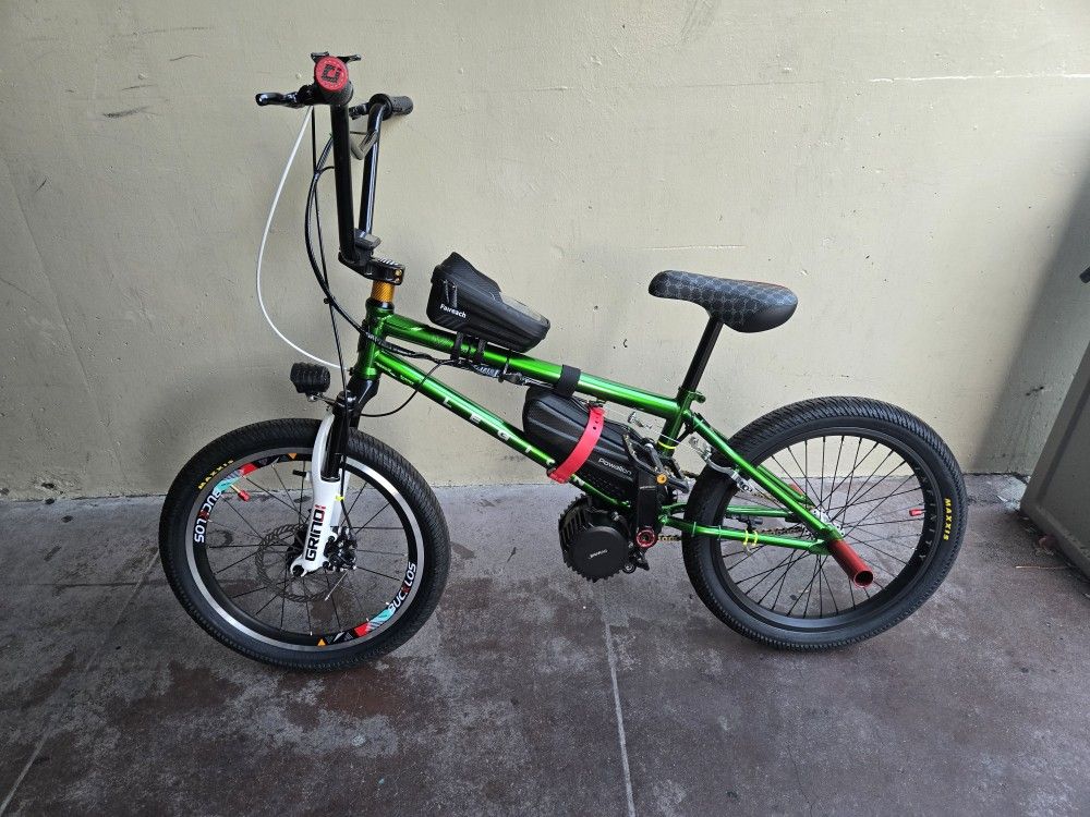Custom built Electric BMX Mongoose Full Chromoly Frame